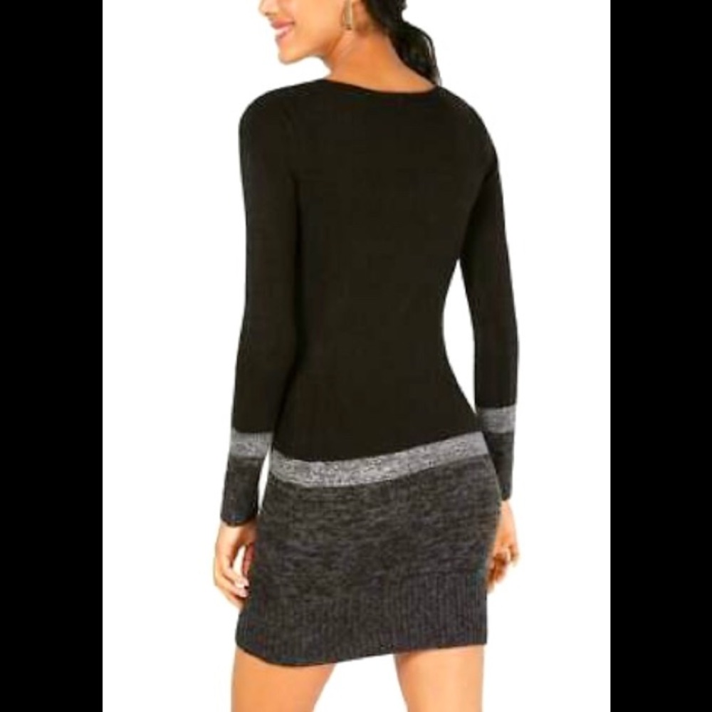 BCX Color-blocked Sweater Dress